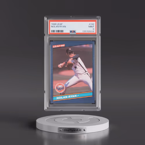 1986 Leaf #132 Nolan Ryan (PSA 9 MINT)