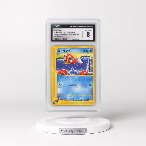 2001 Base Expansion Pack #012/128 Magikarp - 1st Edition (CGC 8 NM-MT)