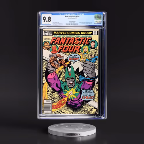 Fantastic Four #208 CGC 9.8 White Pages (Marvel Comics, 7/79) - Newsstand Edition Universal