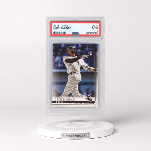 2019 Topps #670 Eloy Jimenez (PSA 9 MINT)