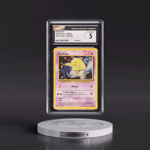 1999 Base Set #49/102 Drowzee (CGC 5 EX)