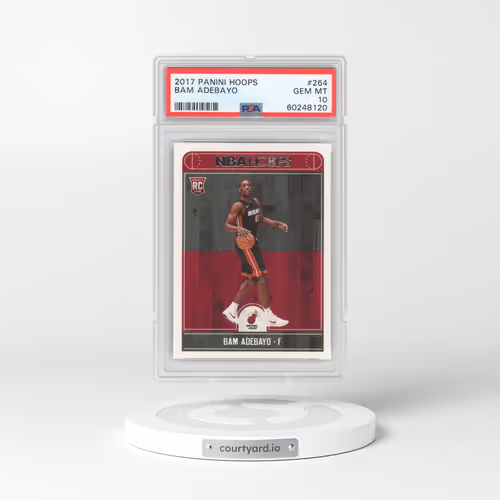 2017 Panini Hoops #264 Bam Adebayo (PSA 10 GEM MINT)