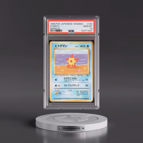 1998 Pokémon Vending #120 Staryu - Series III (PSA 10 GEM MINT)