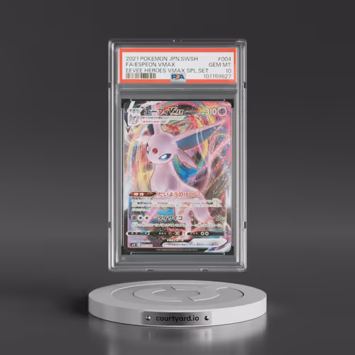 2021 Pokémon Sword & Shield Eevee Heroes Vmax Special Set #004 Espeon Vmax - Full Art (PSA 10 GEM MINT)