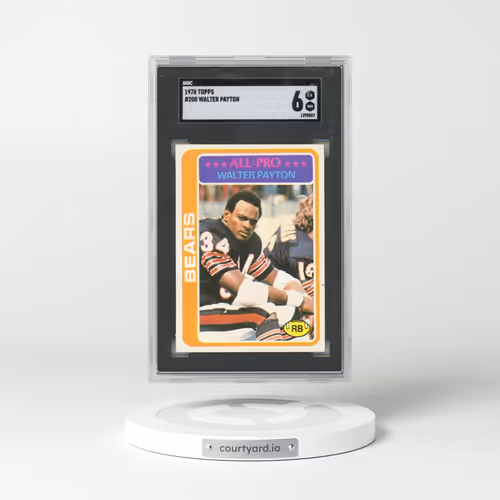 1978 Topps #200 Walter Payton - All-Pro (SGC 6 EX-MT)