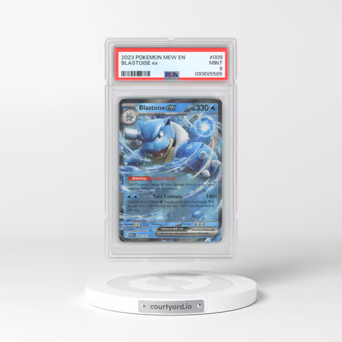 2023 Pokémon Mew EN-151 #009 Blastoise EX - Holo (PSA 9 MINT)