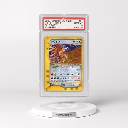 2002 Pokémon Split Earth #091 HO-Oh - Holo (PSA 10 GEM MINT)
