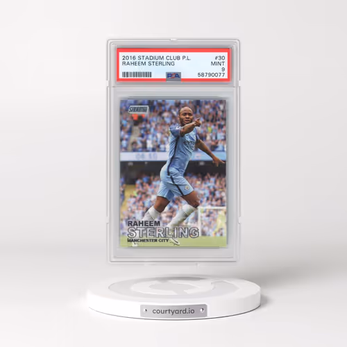 2016 Stadium Club Premier League #30 Raheem Sterling (PSA 9 MINT)