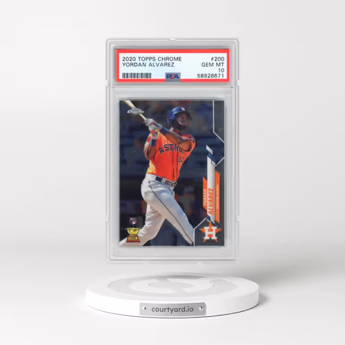 2020 Topps Chrome #200 Yordan Alvarez (PSA 10 GEM MINT)