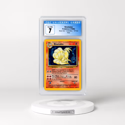 1999 Base Set #12/102 Ninetales - Holo (CGC 7 NM)