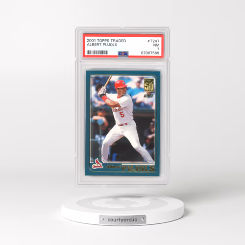 2001 Topps Traded #T247 Albert Pujols (PSA 7 NM)