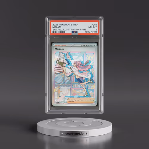 2023 Pokémon Svi EN-Scarlet & Violet #251 Miriam - Special Illustration Rare (PSA 8 NM-MT)