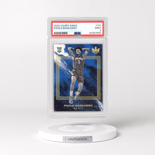 2022 Panini Court Kings #191 Paolo Banchero (PSA 9 MINT)
