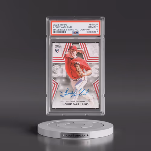 2023 Topps Baseball Stars Autographs #BSALV Louie Varland - Series 2 (PSA 10 GEM MINT)