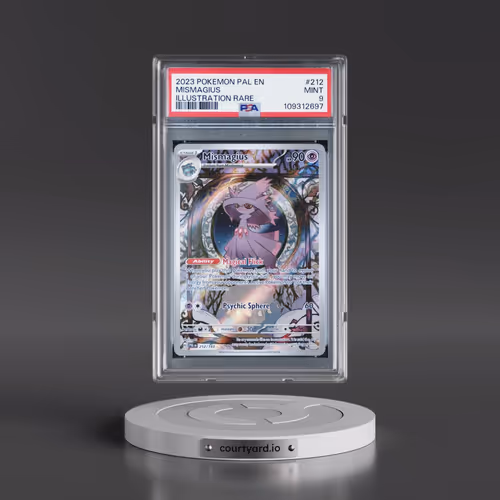 2023 Pokémon Pal EN-Paldea Evolved #212 Mismagius - Illustration Rare (PSA 9 MINT)