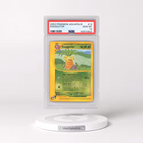 2003 Pokémon Aquapolis #12 Exeggutor (PSA 10 GEM MINT)
