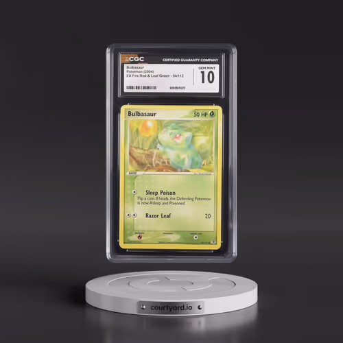 2004 EX Fire Red & Leaf Green #54/112 Bulbasaur (CGC 10 GEM MINT)
