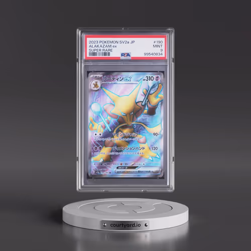 2023 Pokémon Sv2a-Pokemon 151 #190 Alakazam EX - Holo Super Rare (PSA 9 MINT)