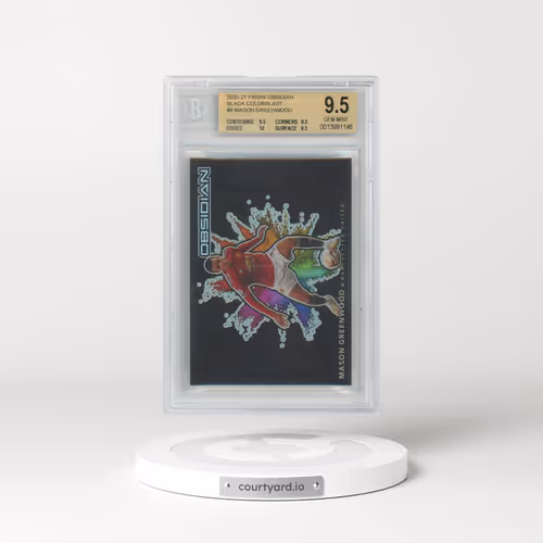 2020 Panini Obsidian Black Color Blast #8 Mason Greenwood (BGS 9.5 GEM MINT)
