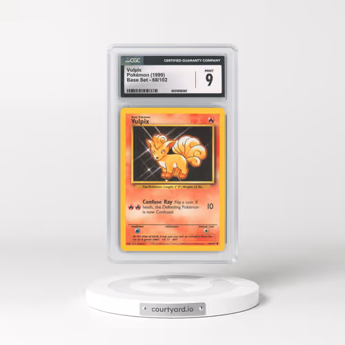 1999 Base Set #68/102 Vulpix (CGC 9 MINT)