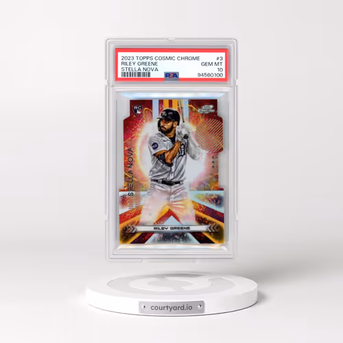 2023 Topps Cosmic Chrome Stella Nova #3 Riley Greene (PSA 10 GEM MINT)