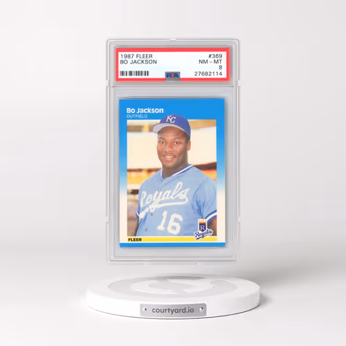 1987 Fleer #369 Bo Jackson (PSA 8 NM-MT)
