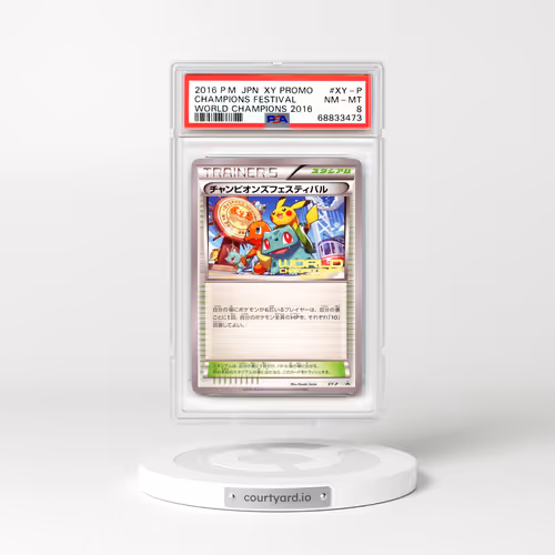 2016 Japanese XY Promos #XY-P Champions Festival (PSA 8 NM-MT)
