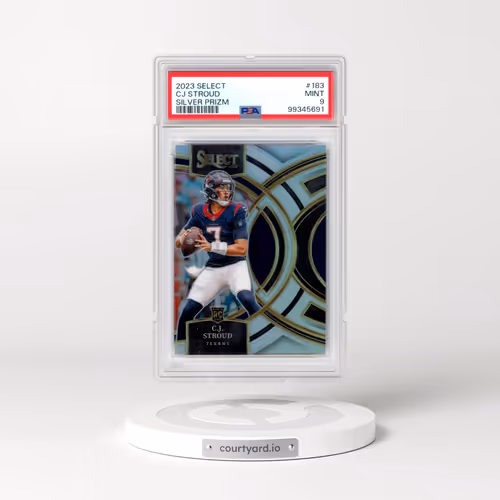 2023 Panini Select #183 CJ Stroud - Silver Prizm (PSA 9 MINT)