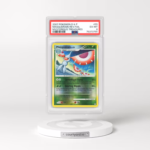 2007 Mysterious Treasures #55 Masquerain - Holo (PSA 6 EX-MT)