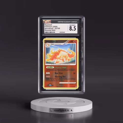 2008 Stormfront #22/100 Rapidash - Reverse Holo (CGC 8.5 NM-MT+)