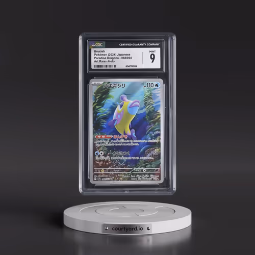 2024 Pokémon Sv7a-Paradise Dragona #068 Bruxish - Art Rare (CGC 9 MINT)