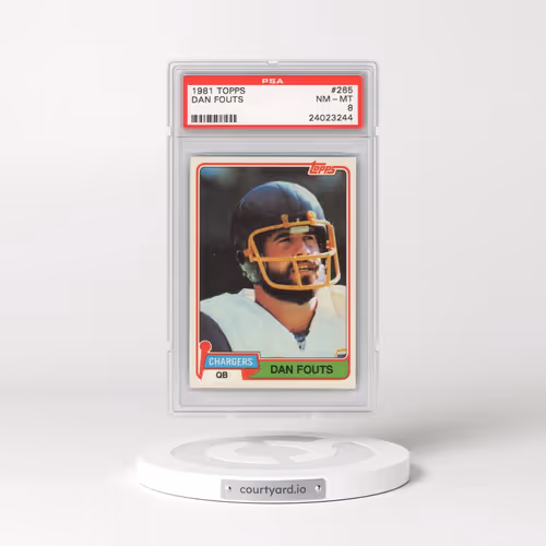 1981 Topps #265 Dan Fouts (PSA 8 NM-MT)