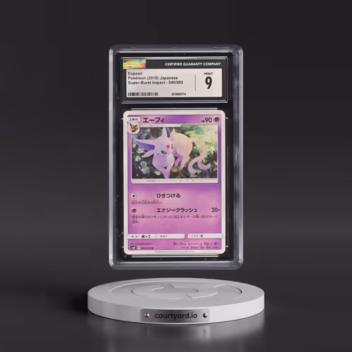 2018 Super-Burst Impact #040/095 Espeon (CGC 9 MINT)