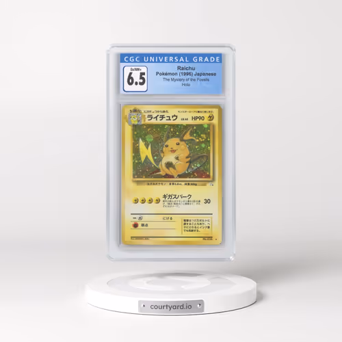 1997 Pokémon Fossil #26 Raichu - Holo (CGC 6.5 EX-NM+)
