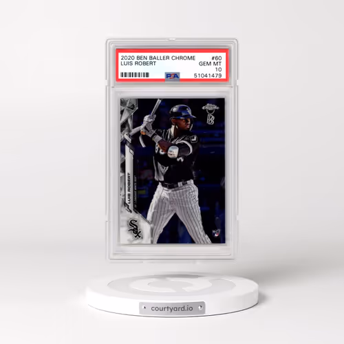 2020 Ben Baller Chrome #60 Luis Robert (PSA 10 GEM MINT)