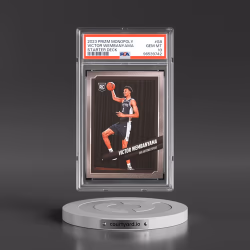 2023 Panini Prizm Monopoly Starter Deck #S8 Victor Wembanyama (PSA 10 GEM MINT)