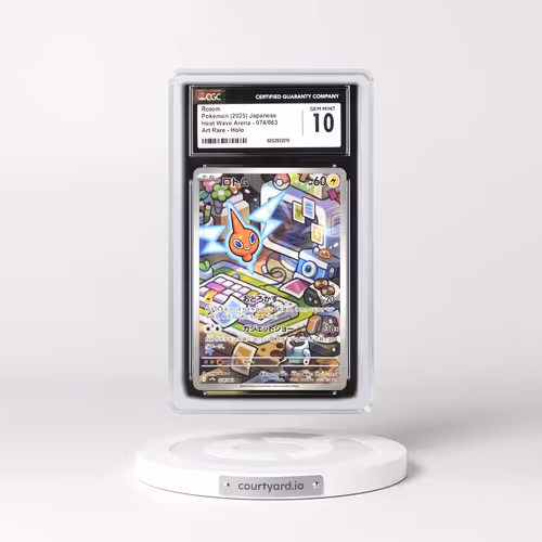 2025 Pokémon Sv9a-Heat Wave Arena #074 Rotom - Art Rare (CGC 10 GEM MINT)