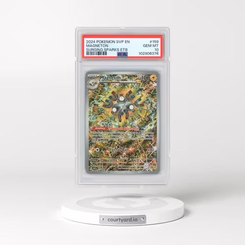 2024 Pokémon Svp EN-SV Black Star Promo #159 Magneton - Surging Sparks Elite Trainer Box (PSA 10 GEM MINT)