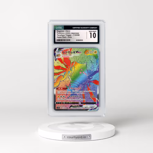 2022 Paradigm Trigger #115/098 Regieleki VMAX - Hyper Rare Holo (CGC 10 GEM MINT)