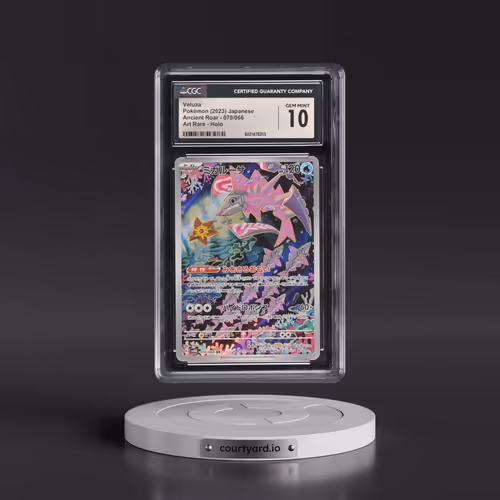 2023 Pokémon Sv4k-Ancient Roar #070 Veluza - Art Rare (CGC 10 GEM MINT)