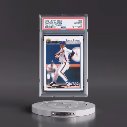 1992 Upper Deck #135 Dwight Gooden - Gold Hologram (PSA 10 GEM MINT)