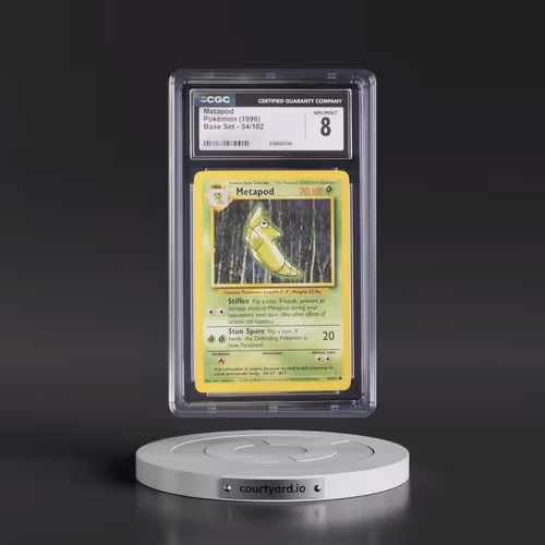 1999 Base Set #54/102 Metapod (CGC 8 NM-MT)
