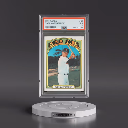 1972 Topps #37 Carl Yastrzemski (PSA 5 EX)