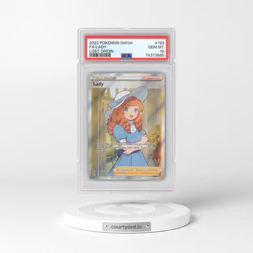 2022 Pokémon Sword & Shield Lost Origin #193 Lady - Full Art (PSA 10 GEM MINT)