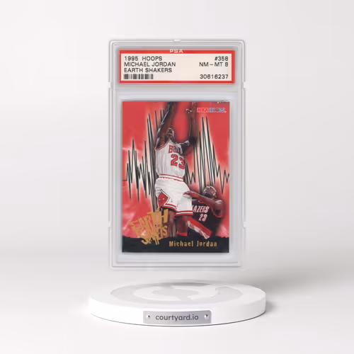 1995 Hoops #358 Michael Jordan (PSA 8 NM-MT)