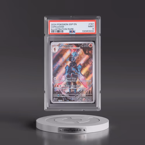 2024 Pokémon Ssp EN-Surging Sparks #197 Ceruledge - Illustration Rare (PSA 9 MINT)
