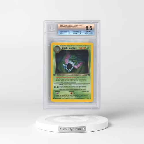 2000 Team Rocket #7 Dark Golbat - 1st Edition Holo (BGS 8.5 NM-MT+)