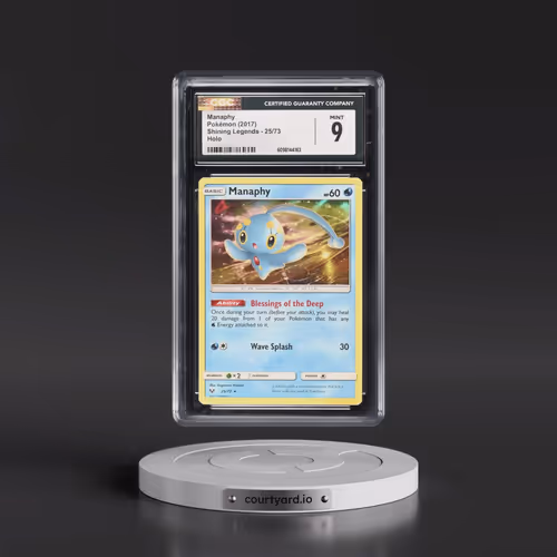 2017 Shining Legends #25/73 Manaphy - Holo (CGC 9 MINT)