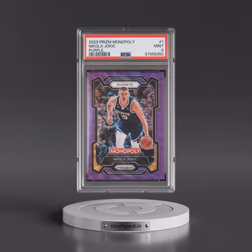 2023 Panini Prizm Monopoly #1 Nikola Jokic - Purple (PSA 9 MINT)