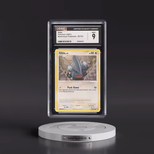 2007 Mysterious Treasures #85/123 Gible (CGC 9 MINT)